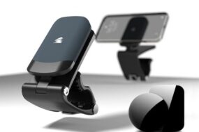 Univerzalni auto drzac magnetic sivi