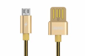 Data kabl REMAX Silver serpent series RC-080m micro USB zlatni 1m
