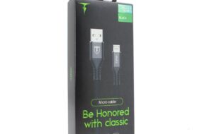 Data kabl T-phox Jagger T-M814 Micro USB 2.4A crni 1m