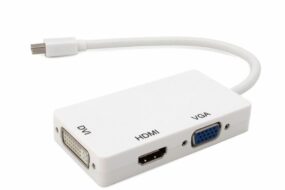 Adapter kabl za Apple mini DP na HDMI VGA DVI beli