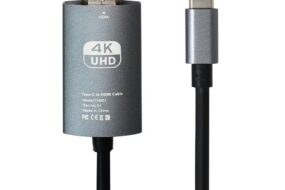 Adapter Type C na HDMI M 4K 60Hz sivi