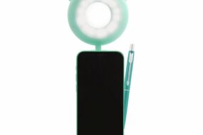 Drzac za mobilni sa LED rasvetom makeup K5 zeleni