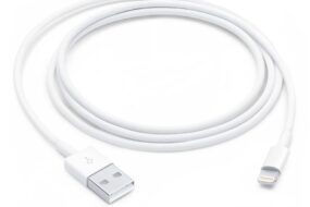 Data kabl L za iPhone 11-14 USB na Lightning beli 1m