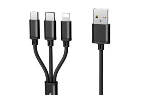 Data kabl REMAX Gition RC-131 3u1 za iPhone Lightning/Micro USB/Type C crni 1m