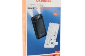 Power bank prenosiva baterija Oxpower PC4-2 4in1 5V 2A 20000 mAh crna