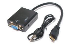 Adapter mini HDMI na VGA (Audio) JWD-HDMI10 crni