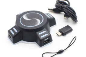 Game HUB adapter za USB mis i tastaturu crni