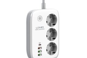Produzni kabl LDNIO SEW3452 EU 3 uticnice + 2xUSB QC PD