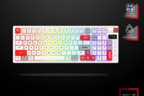 Tastatura Mehanicka Gaming Fantech MK918 RGB Atom PRO97 Wireless bela (Red switch)