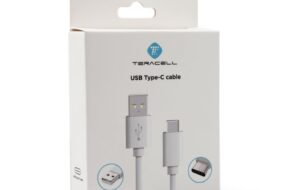 Data kabl Teracell Plus 2.4A Type C crni 1.2m