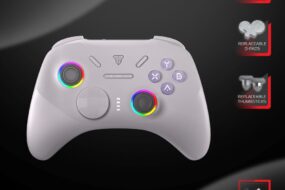 Joypad wireless Fantech WGP15V2 EOS PRO II multiplatform RGB sivi