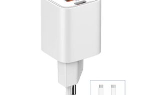 Kucni punjac LDNIO A2318C 20W PD Quick Charge 3.0 sa Type C na Type C kablom beli