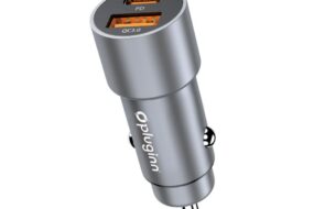 Auto punjac Pluginn PI-40, PD 20W, QC 3.0 18W, sivi
