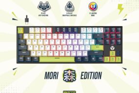 Tastatura Mehanicka Gaming Fantech MK877S RGB Atom 87S Mori bela (taro switch)