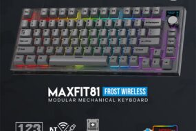 Tastatura Mehanicka Gaming Fantech MK910 RGB PBT Maxfit81 Frost Wireless crna (blue switch)