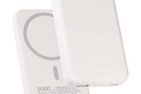 Power bank prenosiva baterija Magsafe PD 5000 mAh bela