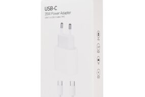 Kucni punjac PD Fast charger 35W za iPhone 15-16 sa PD Type C kablom CE beli