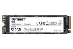 SSD M.2 NVMe 512GB Patriot P300 1700MBs/1100MBs P300P512GM28