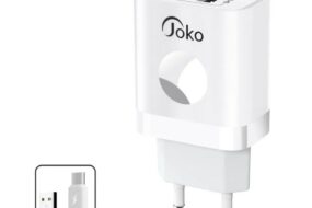 Kucni punjac KONFULON JK72, 2xUSB, 2.4A,12W, sa micro USB kablom beli