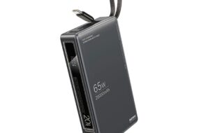 Power bank prenosiva baterija REMAX Wingle Series RPP-87 65W+22.5W Fast Charging 20000 mAh crni