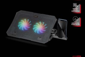 Laptop Cooler Fantech NC14 RGB crni