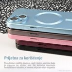 Torbica Magsafe Chrome za iPhone 16 Pro Max 6.9 roze - Slika 2