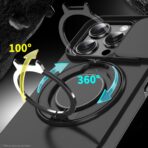 Torbica CamShield Ring stand za iPhone 15 6.1 ljubicasta - Slika 3