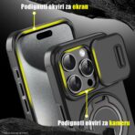 Torbica CamShield Ring stand za Samsung S921B Galaxy S24 ljubicasta - Slika 6
