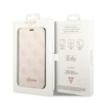 Torbica Guess BT PC/TPU 4G PU Script Metal za iPhone 14 Pro 6.1 pink (GUBKP14LHG4SHP) - Slika 5
