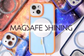 Torbica Magsafe shining za iPhone 14 Pro 6.1 narandzasta