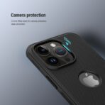 Torbica Nillkin Scrub Pro za iPhone 16 Pro 6.3 (sa otvorom za logo) crna - Slika 2