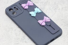 Torbica Bow za iPhone 12 6.1 ljubicasta