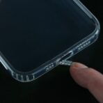 Torbica silikonska Ultra Thin with pluggy za iPhone 14 Pro Max 6.7 transparent - Slika 3