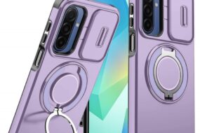 Torbica CamShield Ring stand za Samsung A175F/A185F Galaxy A17/A18 ljubicasta