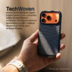 Torbica Magsafe TechWoven za iPhone 15 Pro 6.1 braon - Slika 4