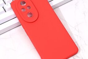 Torbica Silikon Pro Camera za Honor 200 Pro crvena