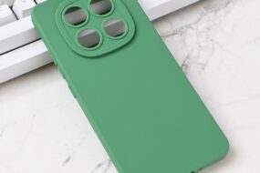 Torbica Silikon Pro Camera za Xiaomi Redmi Note 14 Pro 5G zelena