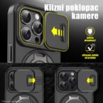 Torbica CamShield Ring stand za iPhone 16 Pro Max 6.9 plava - Slika 8