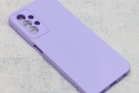 Torbica Silikon Pro Camera za Samsung A135F Galaxy A13 4G ljubicasta