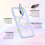 Torbica Magsafe Pastel Pop za Samsung A175F/A185F Galaxy A17/A18 pink - Slika 4