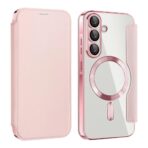 Torbica Magsafe Lux Bi Fold za Samsung A366B Galaxy A36 roze - Slika 4
