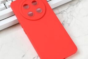 Torbica Silikon Pro Camera za Honor Magic 7 Lite crvena