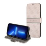 Torbica Guess Stripe Bk Pu za iPhone 13 6.1 roze (GUBKP13M4GDPI) - Slika 5