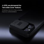 Torbica Nillkin CamShield Pro za iPhone 16 Pro Max 6.9 siva - Slika 4