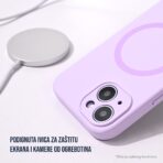 Torbica Magsafe Pure color za iPhone 16 6.1 bela - Slika 4