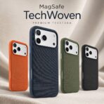 Torbica Magsafe TechWoven za iPhone 15 6.1 crna - Slika 4