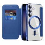 Torbica Magsafe Lux Bi Fold za Samsung S921B Galaxy S24 plava - Slika 4