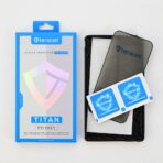 Zastitno staklo Tempered Glass Privacy Teracell Titan 2.5D za iPhone 11 Pro 5.8 crni - Slika 2