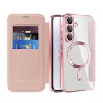 Torbica Magsafe Lux Bi Fold za Samsung A366B Galaxy A36 roze - Slika 7