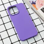 Torbica Nano Silikon za iPhone 15 Pro Max 6.7 ljubicasta